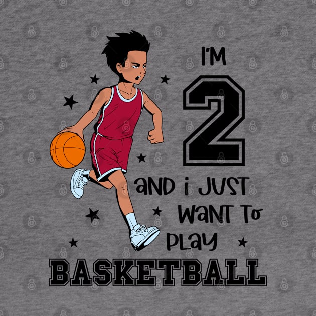 Boy plays basketball - I am 2 by Modern Medieval Design